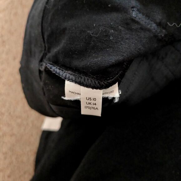 Anthropologie Maeve Jumpsuit Women's 10 Colette Linen Cropped Wide-Leg Overalls - Picture 5 of 15